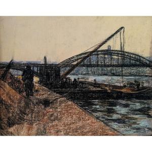 Paris, The Debilly Footbridge. Claude Firmin