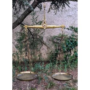 Large Brass Beam Scale