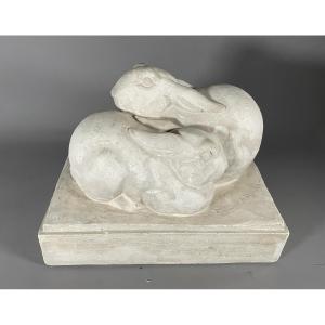 De Meester Raymon 1904-1995 Plaster Rabbits  
