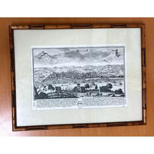 Bout-original Engraving-cavaliere View Of Bordeaux-late 18th Century