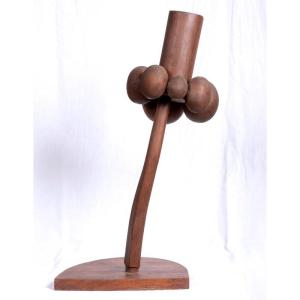 Michel Bérard - Abstract Wooden Sculpture