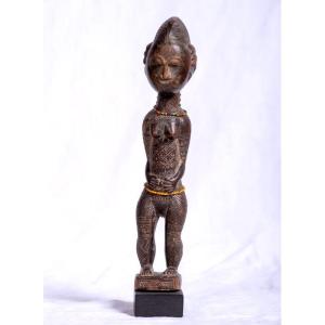 Baoule Culture, Ivory Coast, Late 19th - Early 20th - Feminine Statuette