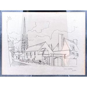 André Lhote (1885-1962) - Saint Savin Sur Gartrempe