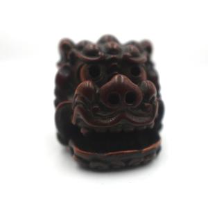 Japan, Edo Period (1603–1868) – Articulated Netsuke Depicting A Guardian Lion Head "shishi"