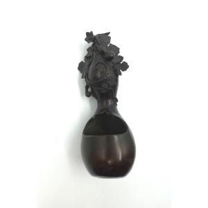 Japan, Meiji Period (1868-1912) - Bronze Flower Vase (hanaike) 