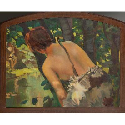 Henry-baudot (in The Style Of) - Pastoral Or Mythological Scene