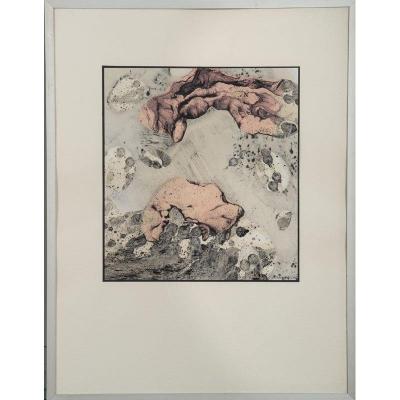 Bernard Mandeville - Abstract Composition Dated 1971