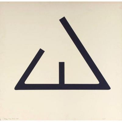 Jean Legros - "sign" 1973 - Geometric Abstraction