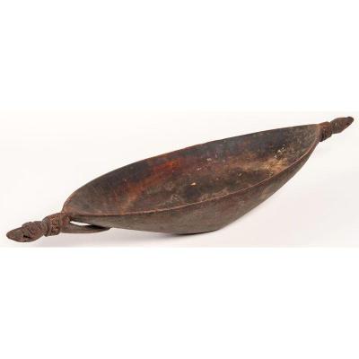 Sepik Culture, Oceania - Pirogue-shaped Wooden Cup