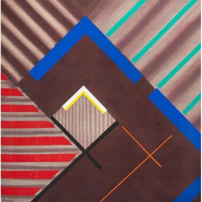 Joël Froment - Abstract Canvas - 1984
