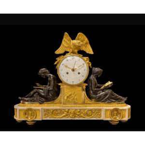 Louis XVI Period Study Clock