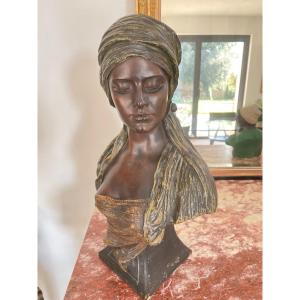 Goldscheider Orientalist Terracotta Statue 