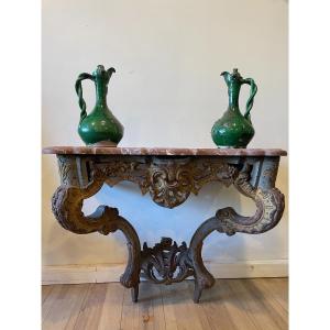 Painted Console From The Louis XV Period 
