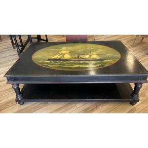 Decorative Coffee Table From The 1990s