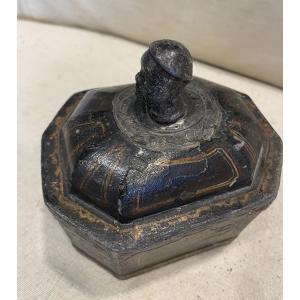 Tin And Sheet Metal Box From The Directoire Period