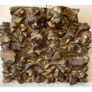 Italian Door Top From The 17th Century In As Is Condition