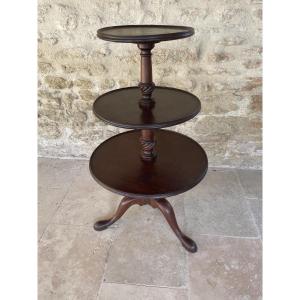 English Mahogany Shelf, 19th Century 