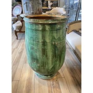 Tornac Anduze Jar In Glazed Terracotta, 19th Century  