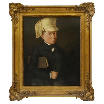 An 19th Oil On Canvas