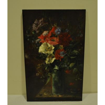 Bouquet Of Flower XVIII Oil On Canvas