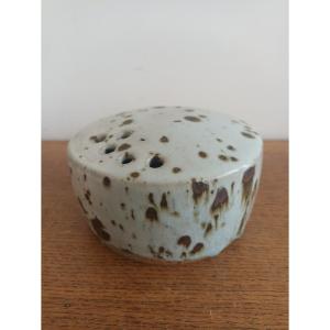 Stoneware Flower Pick By Yvonne Seyve 