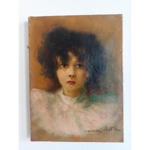 Portrait Of A Young Girl, Late 19th Century 