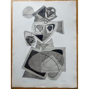 Etching By Henri Georges Adam 