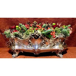 Large Centerpiece In Sterling Silver, France 1870-1900