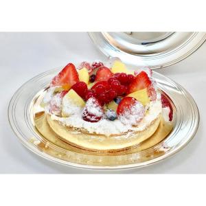 Pair Of Cake Dishes, Puiforcat, Sterling Silver, Paris 1940-60