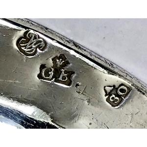 Oval Meat Dish, Apt 1780, Sterling Silver, Master Goldsmith Gaspard Burel