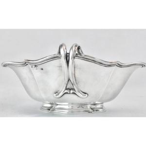 Namur 1765, A.-j. Petitjean, Rare Louis XV Sauce Boat , Sterling Silver