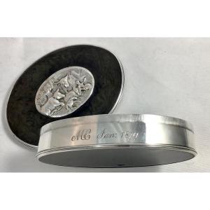 Snuff Box, Netherlands, 1800-1830, Sterling Silver 