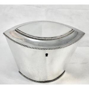 Amsterdam 1796, Sterling Silver Georgian Tea Caddy , Pieter Van Reidt