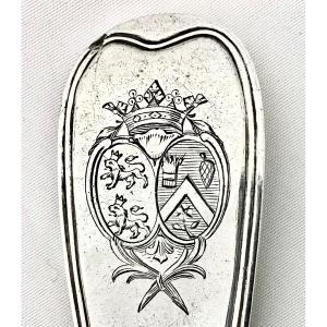 Paris 1752, Cuillère à Ragoût, Argent Massif