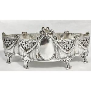 Wolfers, Sterling Silver Planter, 1880-1910, Louis Seize, Brussels