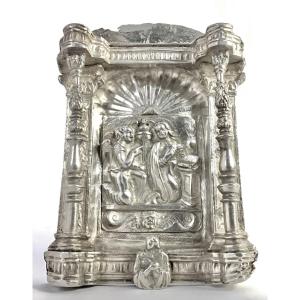 Spain 1570-1620, Kiss Of Peace, Portapaz, Pax, Osculatory, Phylactery, Solid Silver