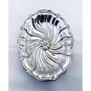 Liège 1771, Louis XV Sweetmeat Dish, Solid Silver, André-clement Dupont 