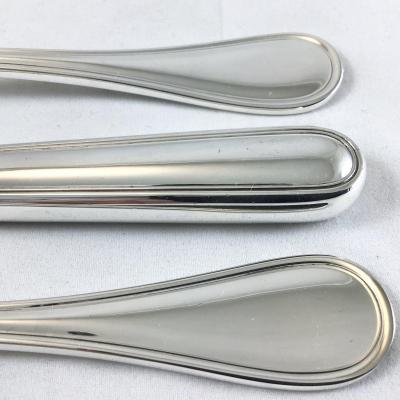 Christofle Cutlery Set, Albi, 128 Pieces, Complete For 12 People, Silver Metal