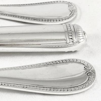 Christofle Cutlery Set “malmaison” , 127 Pieces, 12 Place Settings,complete 