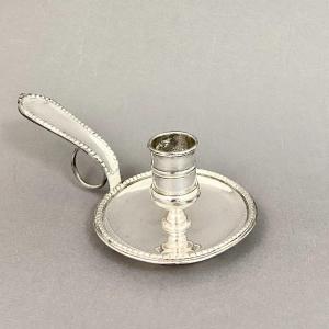 Chamberstick,  France, 18th Century, Silver Plated