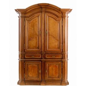 Large Two-body Buffet, Silver Cup Board , Hainaut Or French Flanders Circa 1750, Solid Oak