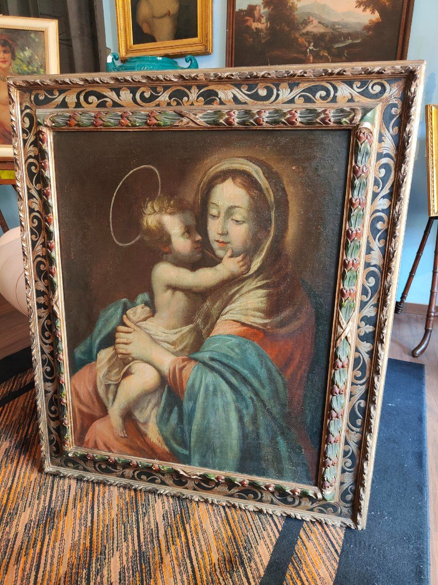 Dipinto, Madonna con bambino, epoca: XVIII secolo