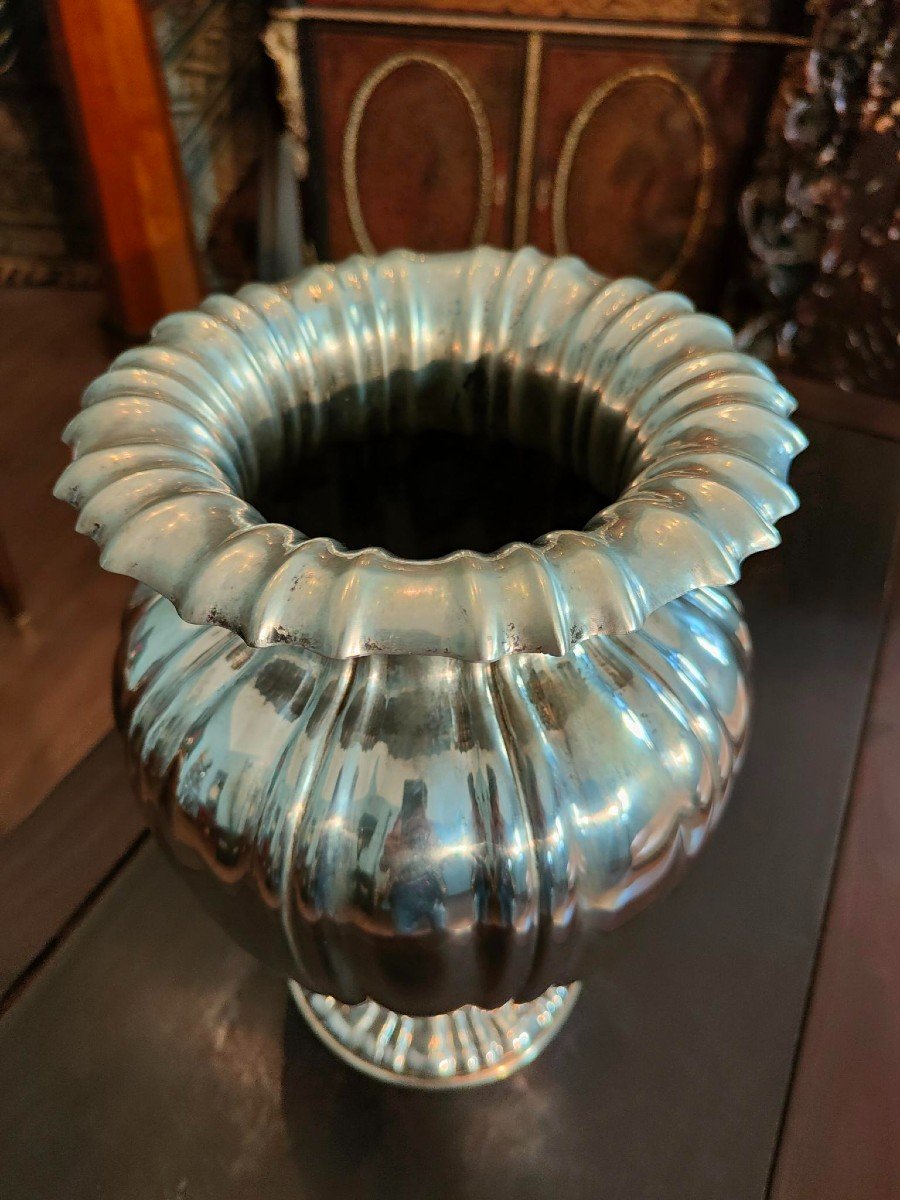 Bellissimo vaso in argento, argentiere: Genazzi-photo-2