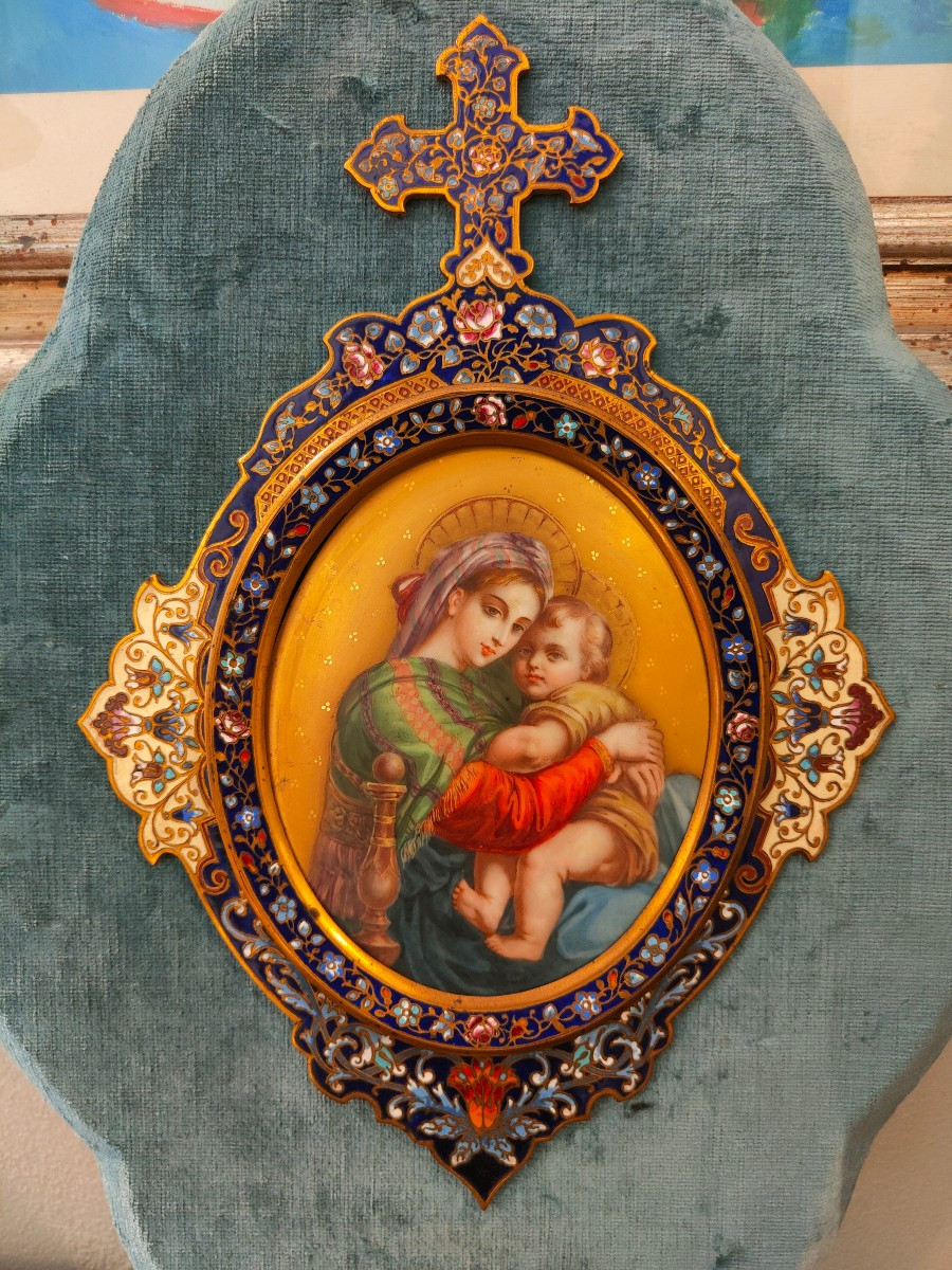 Grande acquasantiera  cloisonne-photo-2