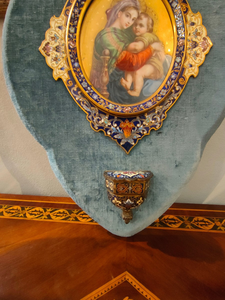 Grande acquasantiera  cloisonne-photo-3