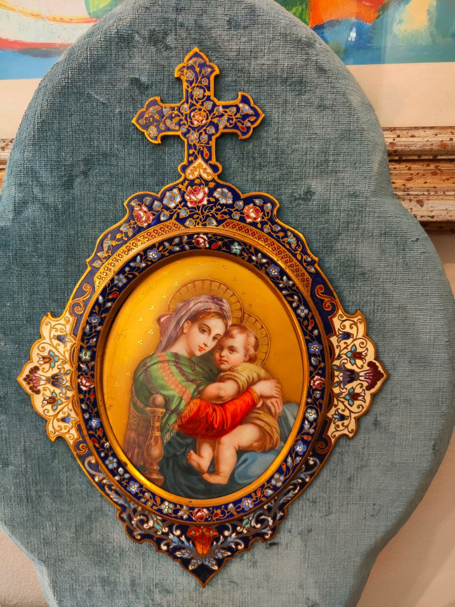 Grande acquasantiera  cloisonne-photo-1
