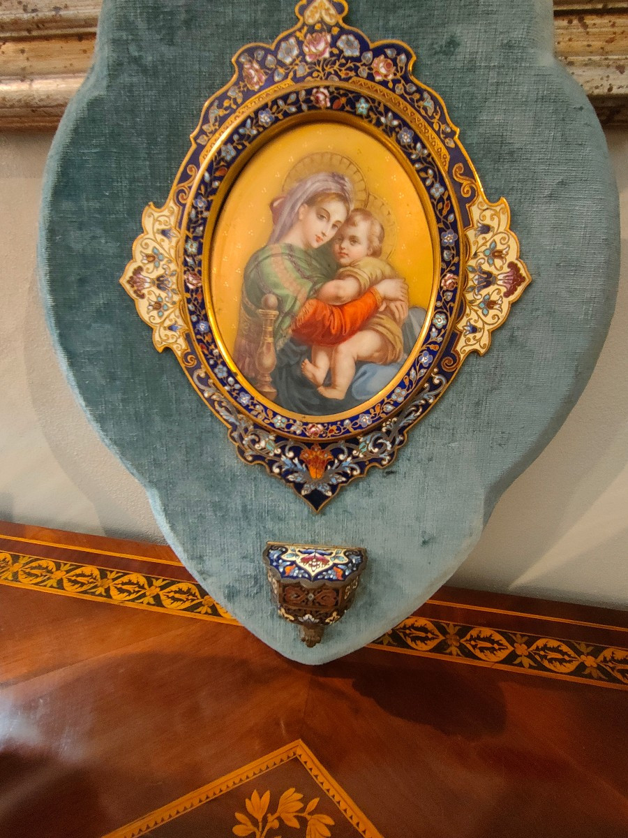 Grande acquasantiera  cloisonne-photo-2