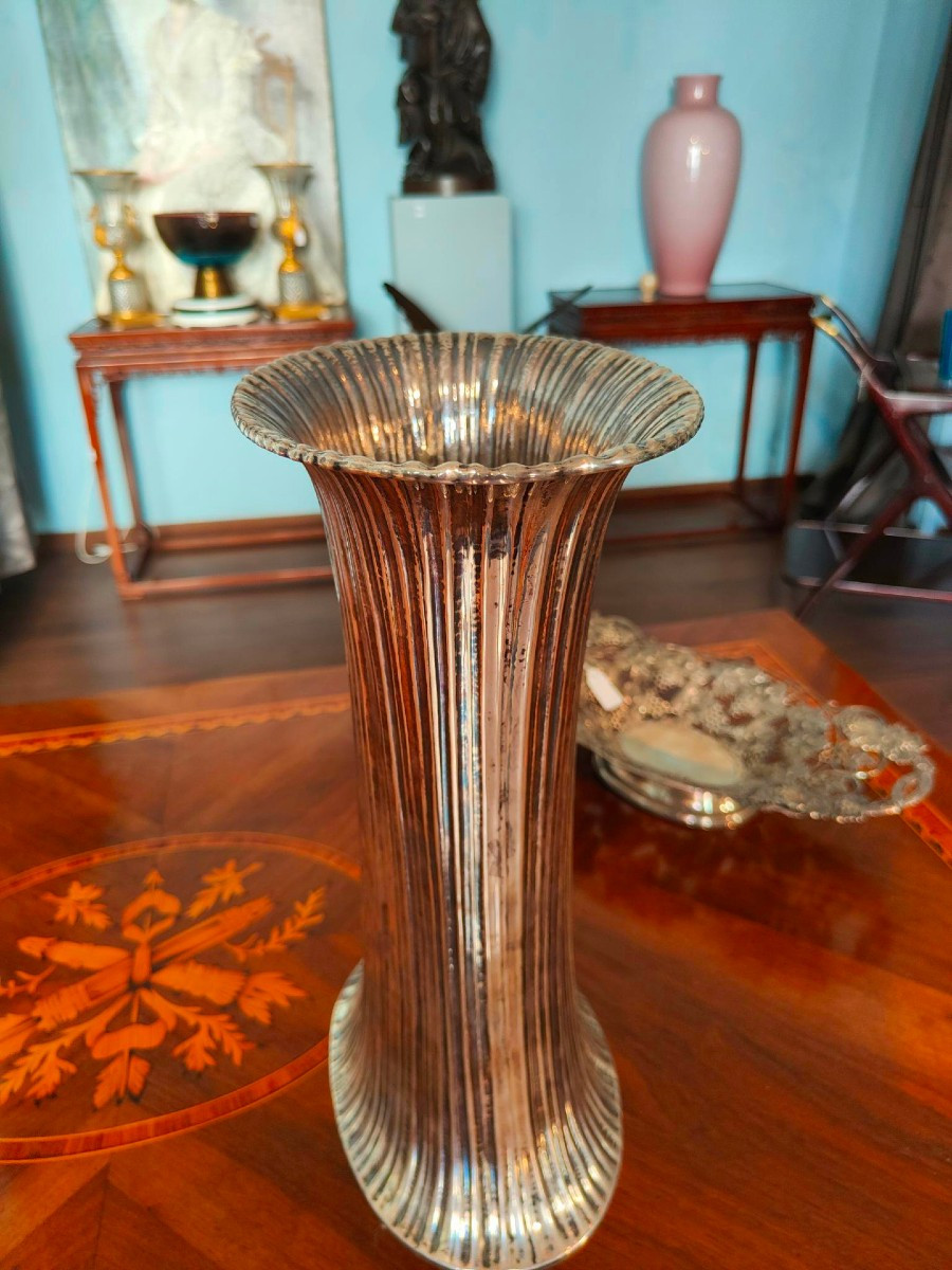  vaso in argento sterling, Paderna Milano-photo-1