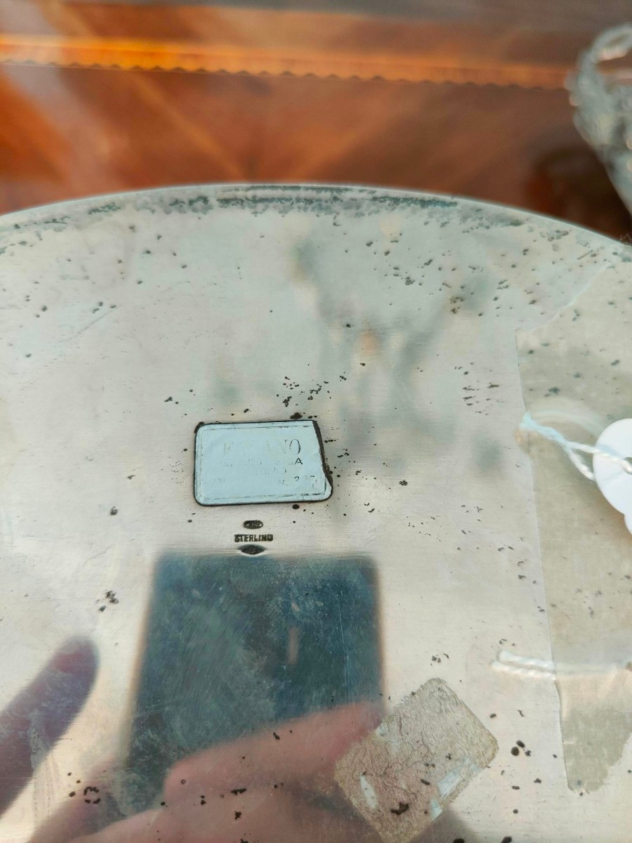  vaso in argento sterling, Paderna Milano-photo-3