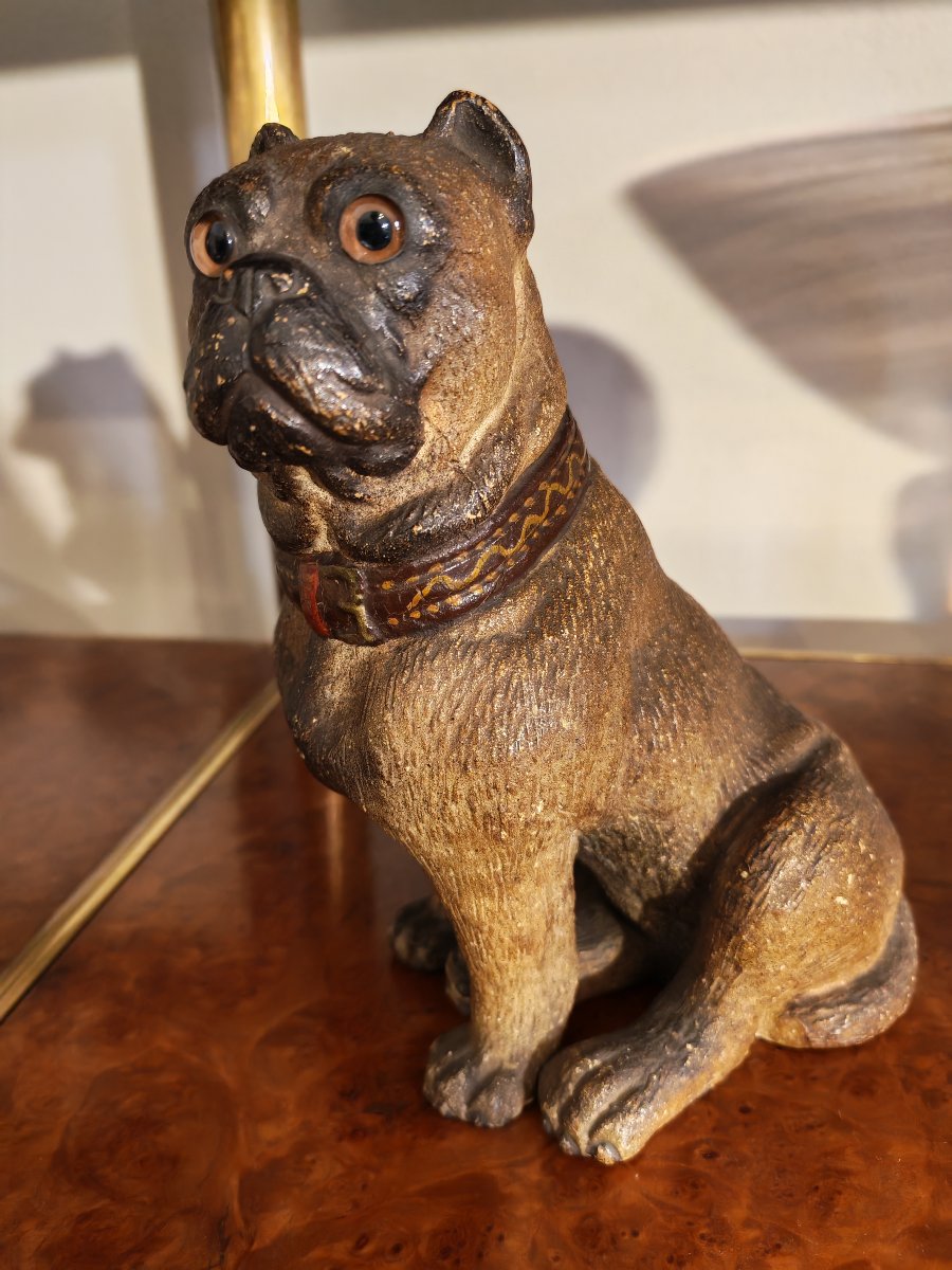 Cane carlino austriaco  in terracotta -photo-2